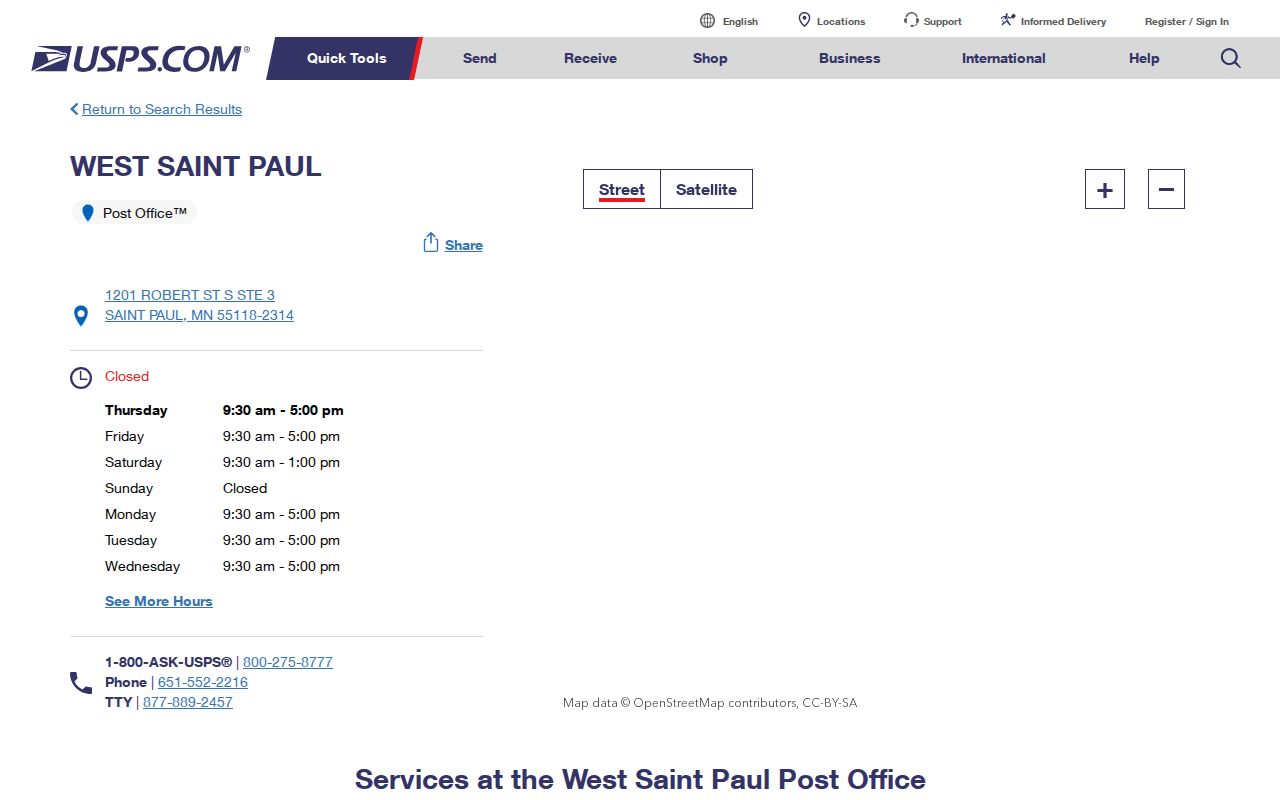 West St. Paul ZIP code USPS West Saint Paul post office details